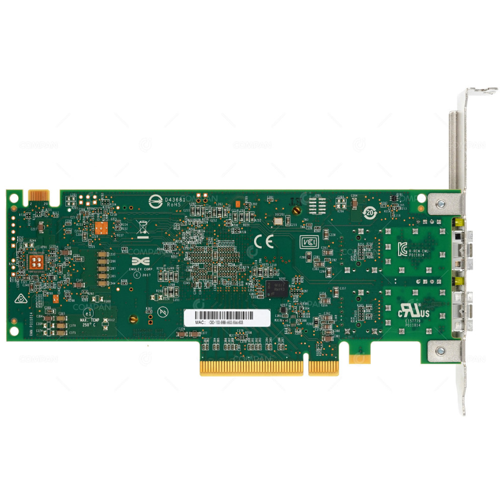 01PE580 IBM LENOVO LPE35002 32GB DUAL PORT ADAPTER FOR THINKSYSTEM P011814-01M, LPE35002